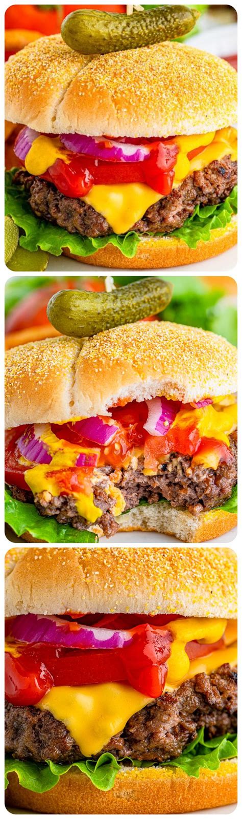 Cheeseburger Recipe | Recipe | Recipes, Cheeseburger recipe, Burger toppings