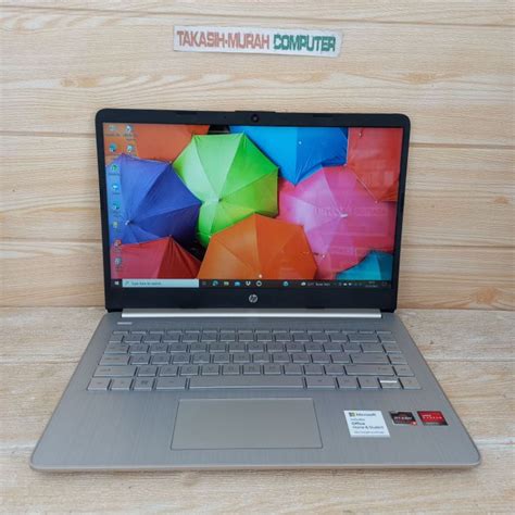 Jual Laptop HP Ryzen 3/4GB/120 SSD AMD Radeon second | Shopee Indonesia