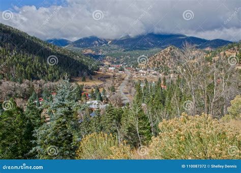 Red River, New Mexico stock photo. Image of river, small - 110087372