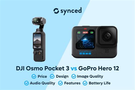 DJI Osmo Pocket 3 vs GoPro Hero 12: Six Key Aspects