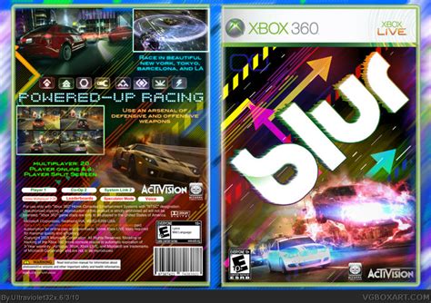 Blur Xbox 360 Box Art Cover by Ultraviolet32x