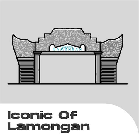 Premium Vector | Iconic of lamongan