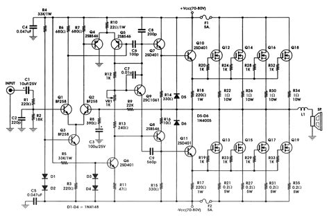 Schematic Diagram Of Amplifier
