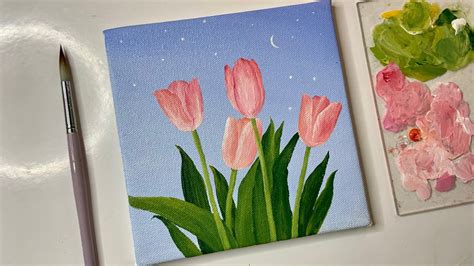 Tulip Flower Painting