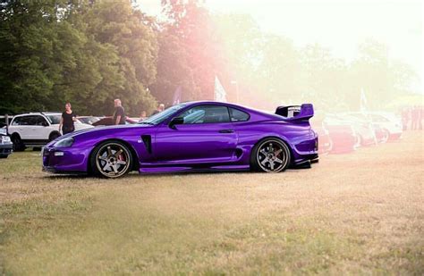 Gorgeous purple Supra wrap | Toyota supra, Supra, Japan cars