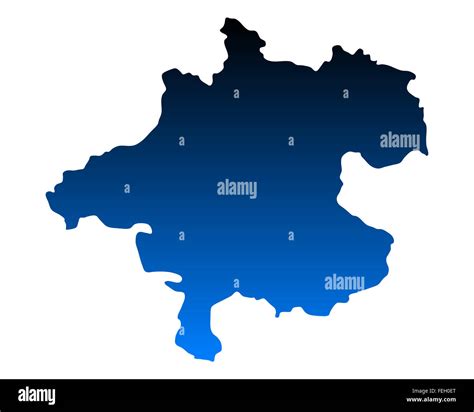 Map of Upper Austria Stock Photo - Alamy