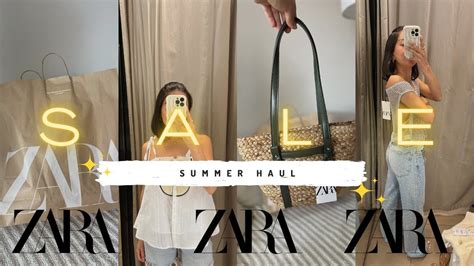 ZARA SALE Summer Haul 2023 | LA - YouTube