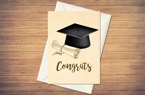 Congratulations Graduation Card Printable