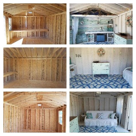 Shed interior, Shed makeover, Shed homes