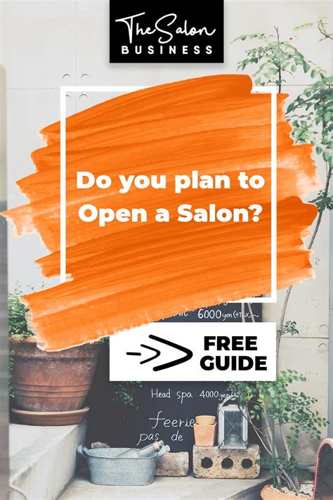 29 steps to open a salon. Get your free guide with salon ideas here. | Salon marketing, Salon ...