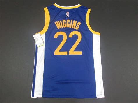 Buy NWT Andrew Wiggins Golden State Warriors 75th Anniversary Swingman Jersey Blue Online in ...