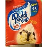 Reddi Whip Original Whipped Light Cream: Calories, Nutrition Analysis ...