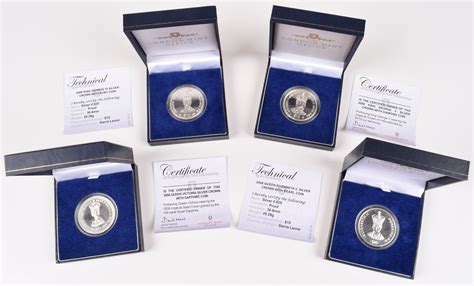 Lot 2 - Assortment of seven cased London Mint Office