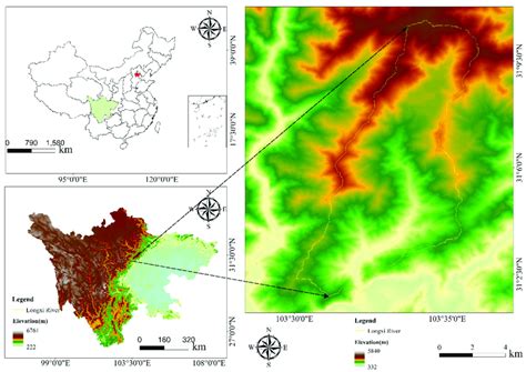 The geographical location of the Longxi River basin. | Download ...