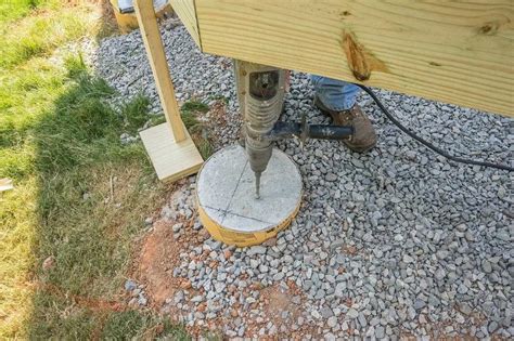 Installing Wood Deck Support Posts | Decks.com