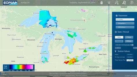 Mapping Algal Blooms in Lake Erie - Geography Realm