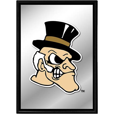 The Fan-Brand Wake Forest University Mascot Framed Mirrored Wall Sign | Academy