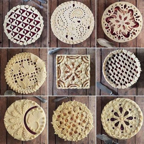 Pin by Somruthai Nitayakun on sweet tooth | Pie crust designs, Creative pie crust, Fancy pie crust