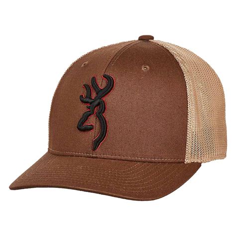 Browning Bloodline Cap-Brown/Tan Mesh (308110981) - Go Outdoor Gear