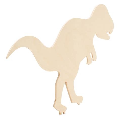 Unfinished Wood Dinosaur Cutouts 12"x13-1/2", Animal Decor & Craft | Woodpeckers | Words ...