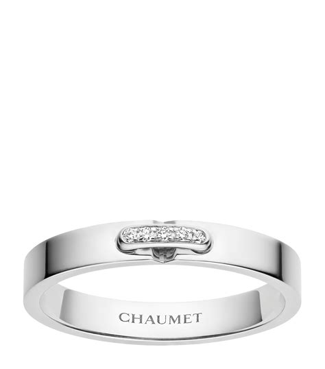 Platinum and Diamond Liens Évidence Wedding Ring