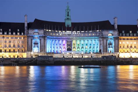 London Marriott Hotel County Hall in blue - a photo on Flickriver