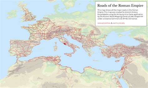 Roads of the Roman Empire (Illustration) - Ancient History Encyclopedia