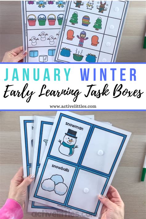 January Winter - Preschool Boxes for Early Learning - Active Littles