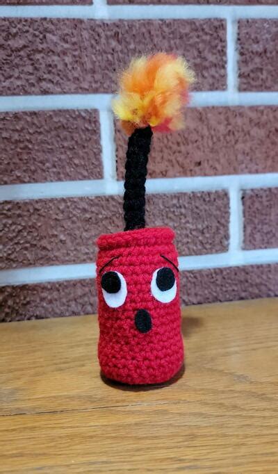 'fraidy M-80 Amigurumi Firework | AllFreeCrochet.com