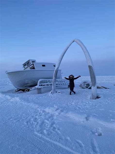 Whale Bone Arch Utqiagvik Alaska | Alaska vacation, Us travel destinations, Winter adventure