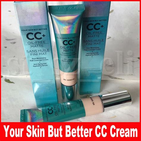 Face Makeup CC Cream Your Skin But Better CC+ Cream Oil Free Matte Poreless Finish Full Coverage ...