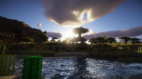 Minecraft shaders background Group (86+)