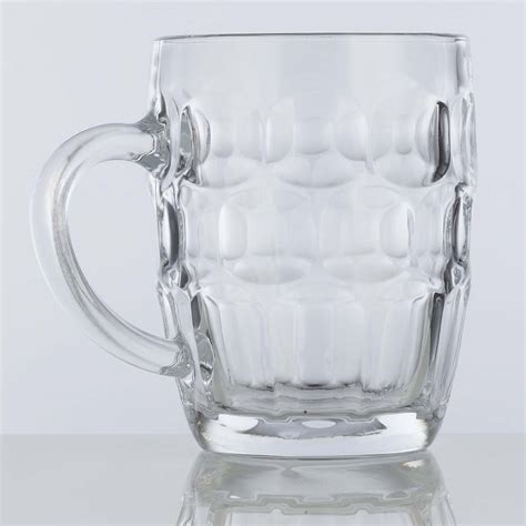 two 19oz German style Oktoberfest dimpled mugs.