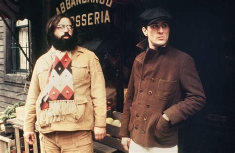 Francis Ford Coppola and Robert DeNiro on the set of The Godfather: Part II (1974) | The ...