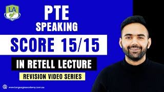 PTE Speaking Retell Lecture Template Tips Tricks u0026 ... | Doovi