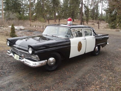 Car of the Week: 1957 Ford Custom police car - Old Cars Weekly