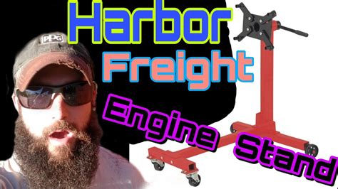 Harbor Freight 1000lbs Engine Stand - YouTube