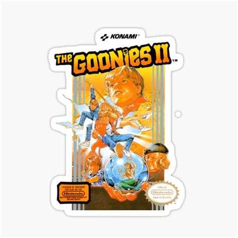 "Goonies 2 movie poster " Sticker for Sale by FaisonDavid | Redbubble