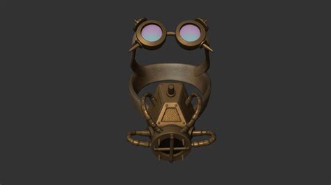 Steampunk Gas Mask - 3D Model by gsommer