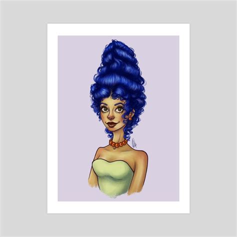 Marge Simpson, an art print by Patricia Pedroso - INPRNT