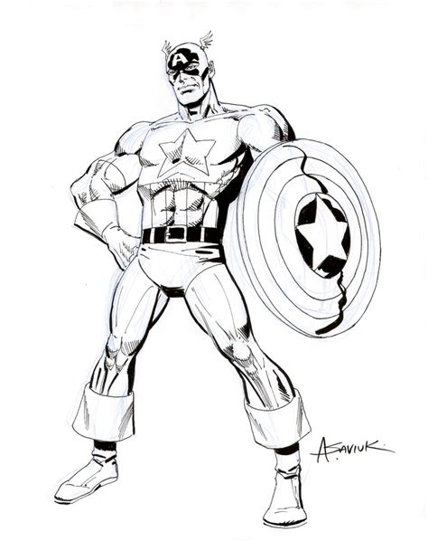 Captain America Drawing at GetDrawings | Free download