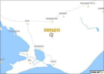 Mandeni (Kenya) map - nona.net