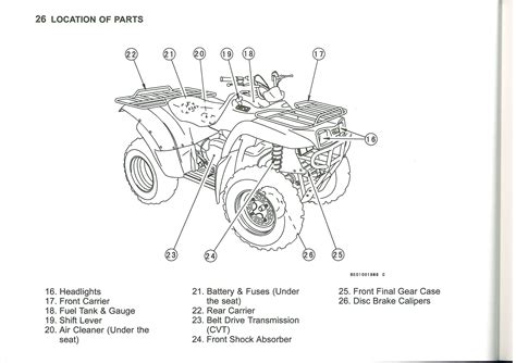 Kawasaki Prairie 360 Parts Diagram