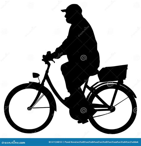 Bike - Silhouette And The Outlines Vector Illustration | CartoonDealer.com #23023470