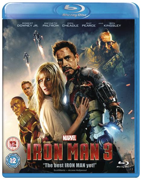 Iron Man 3 Blu-ray Cover | HeyUGuys