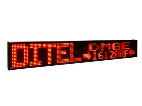 Dot Matrix Display (16x128 pixels) DMGE16128 - DITELTEC.COM