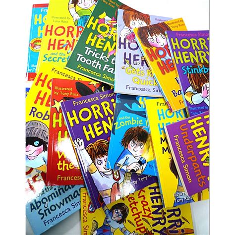 Horrid Henry Book set Francesca Simon Tony Ross Ills 15 books | Oxfam ...