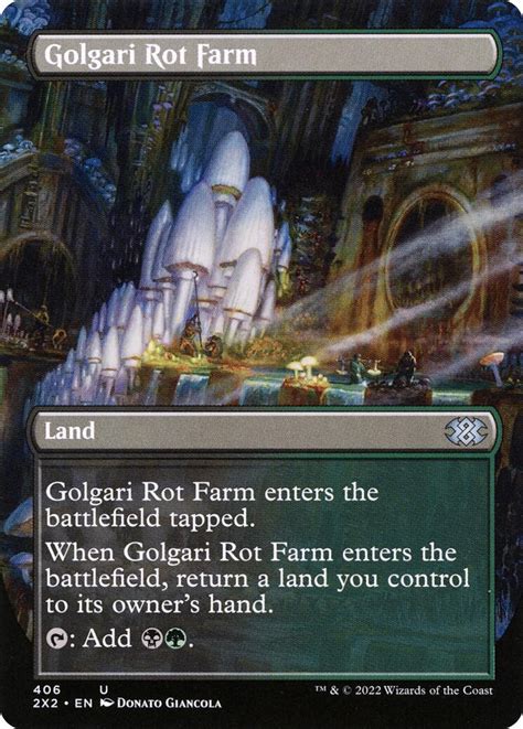 Golgari Rot Farm (Borderless) - Double Masters 2022 - Magic: The Gathering