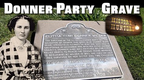 Grave of Donner Party survivor Elitha Donner - YouTube