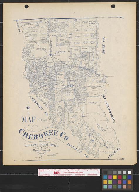 Map of Cherokee County - The Portal to Texas History